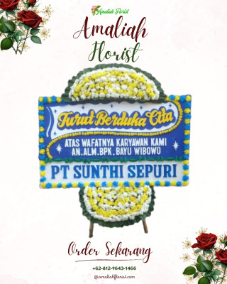 Papan Bunga Duka di Galela Barat