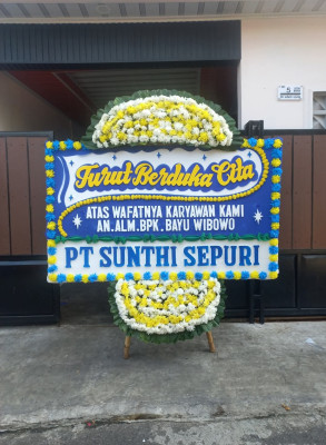 Papan Bunga Duka di Galela Barat