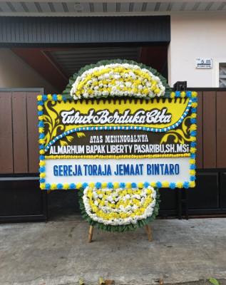 Papan Bunga Duka di Galela Barat